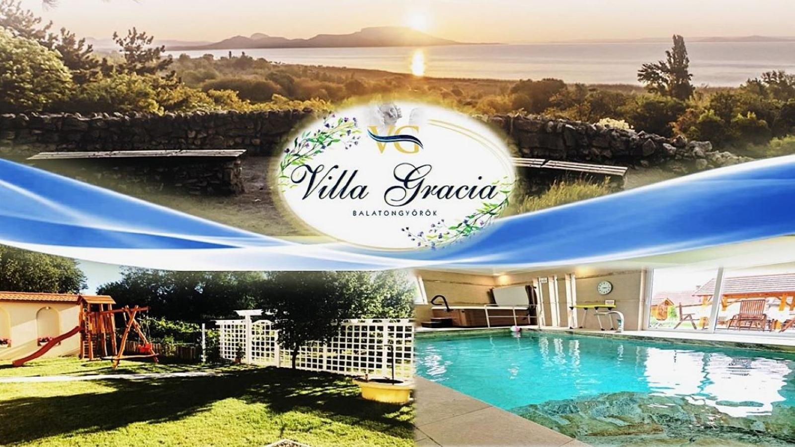 Villa Gracia Balatongyörök Exterior foto
